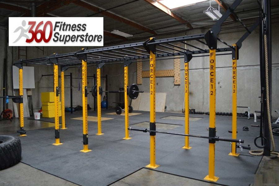 Warrior Commercial Pro Rig System - Heavy Duty Gym Equipment for CrossFit, Weightlifting & Strength Training - Perfect for Home Gyms & Fitness Studios