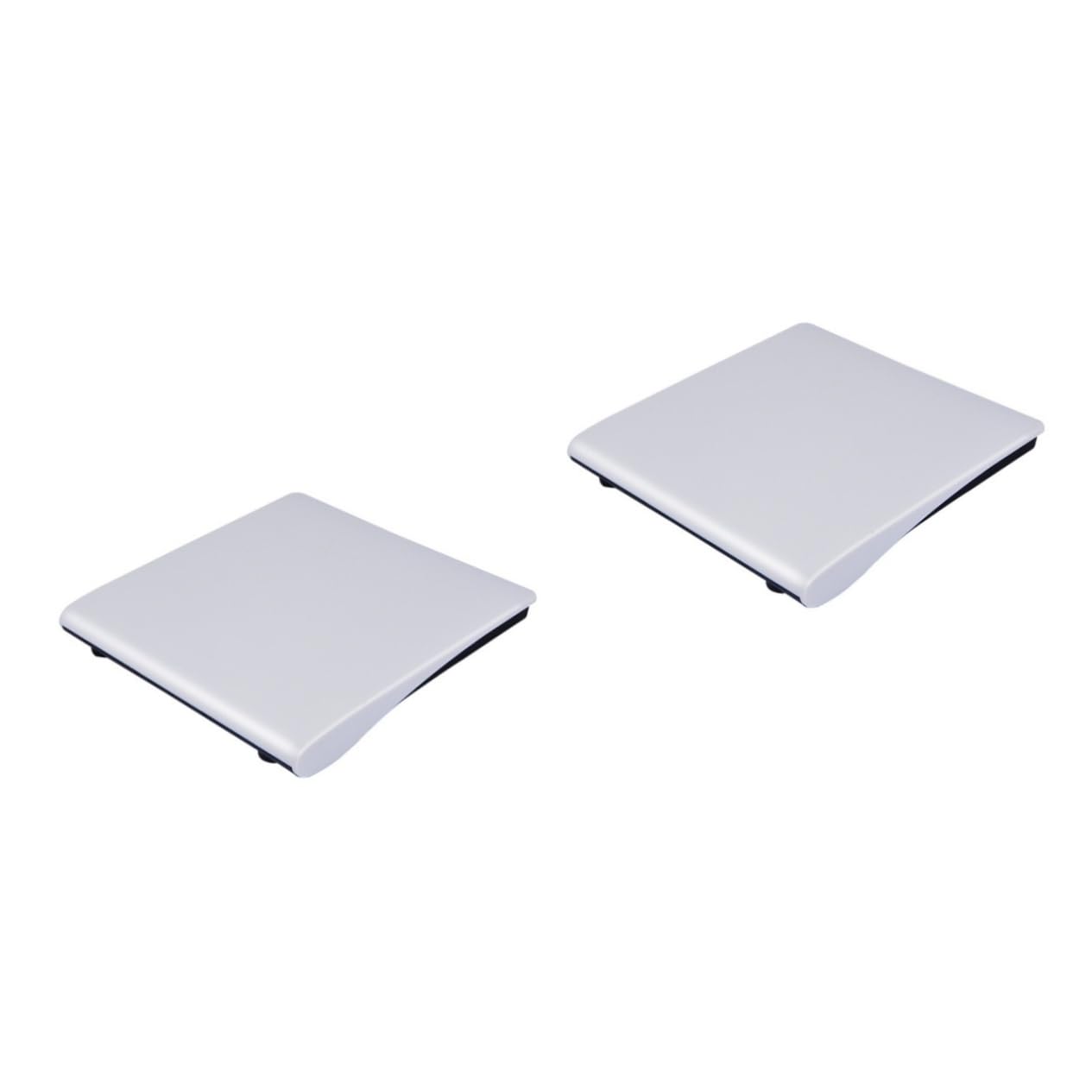 Jojofuny 2-Pack USB 3.0 External DVD Drive Burner Writer for Laptop Computer - Portable CD/DVD Rewriter for Windows Mac - Perfect for Home Office, Data Backup & Movie Playback (White)