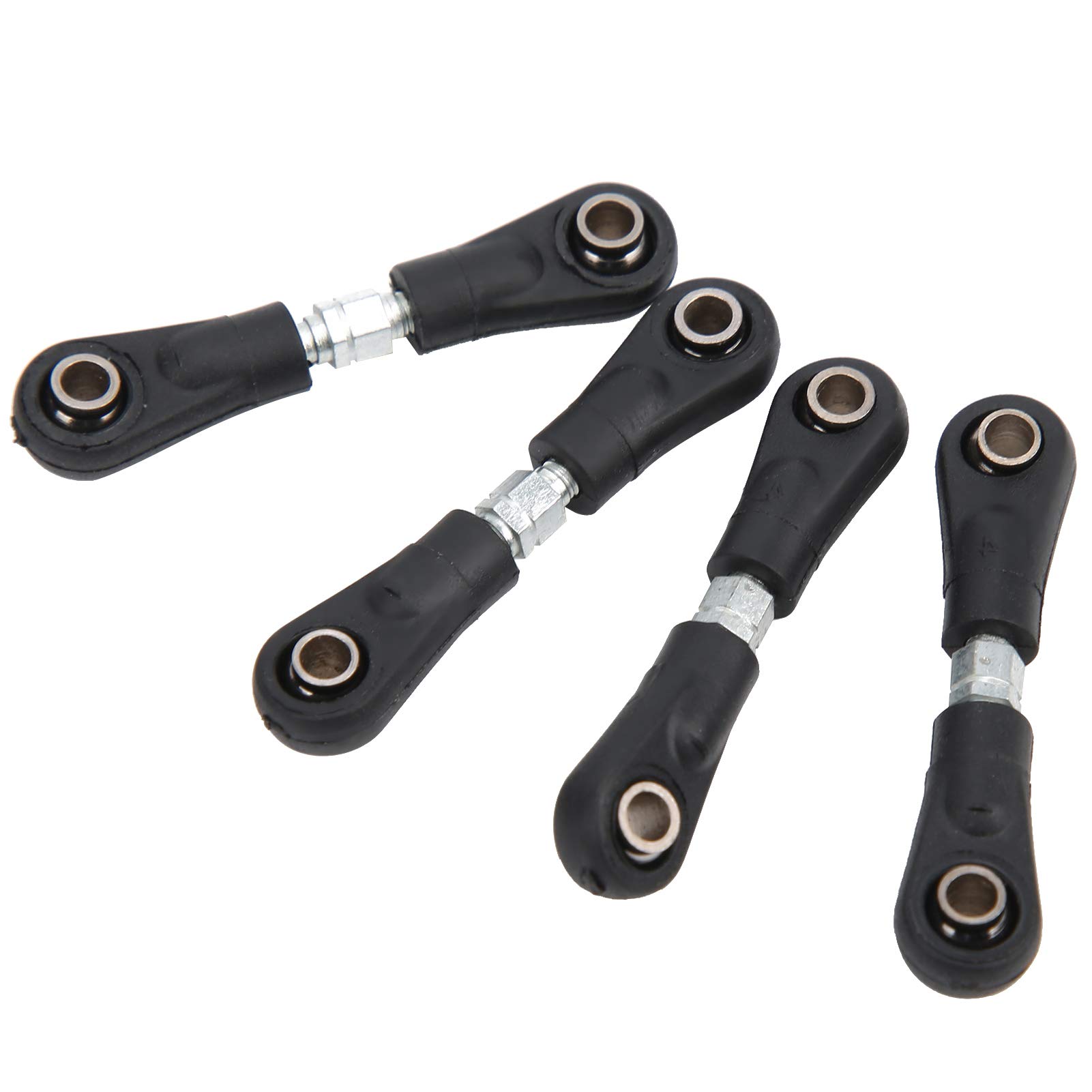 4PCS RC Car Steering Linkage Set - Durable 1/10 Scale RC Crawler Upgrade Parts (42-50mm) for Off-Road RC Vehicles - Perfect for Rock Crawling & Trail Driving