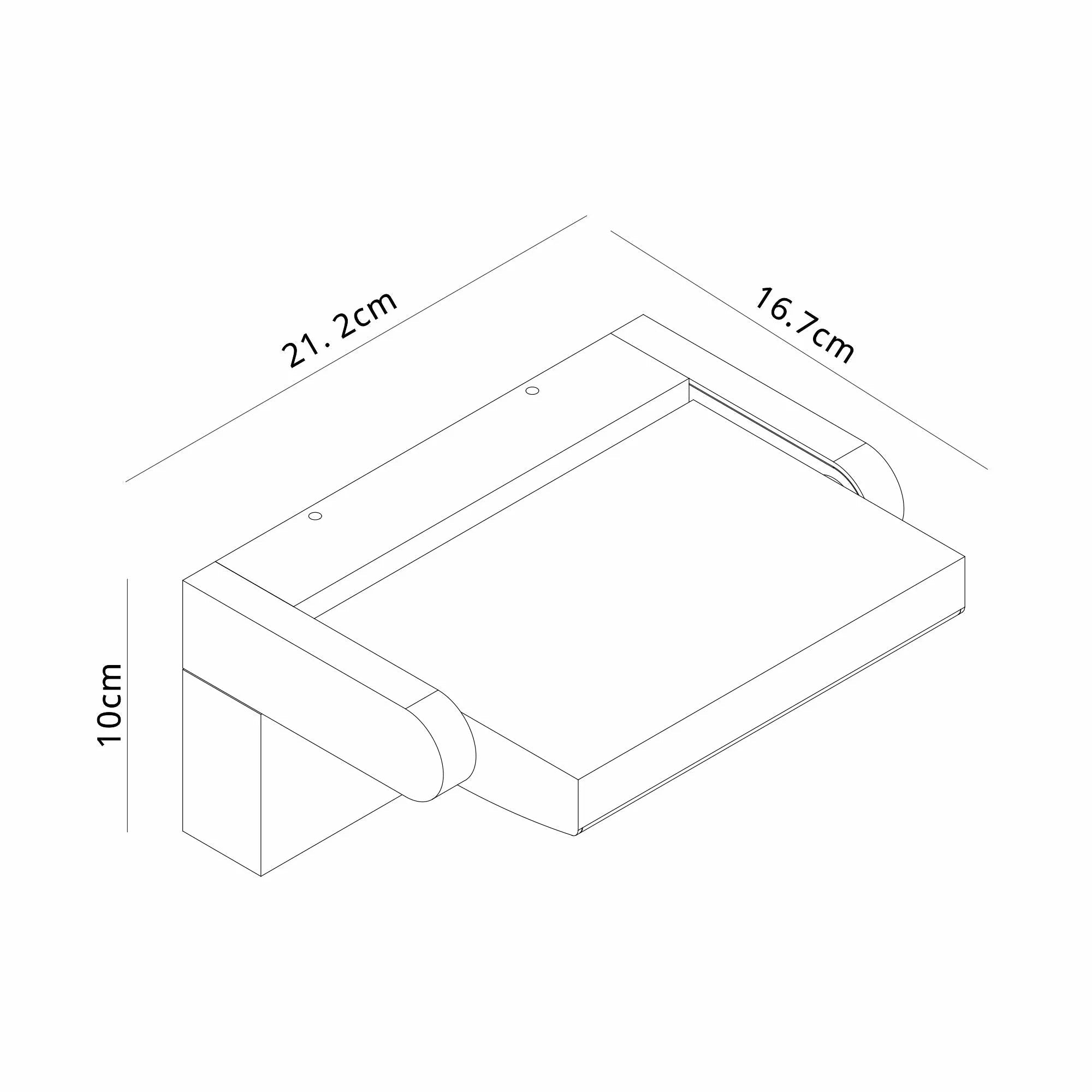 Cooper Outdoor IP54 LED Wall Lamp - Black/White - Weatherproof Exterior Lighting for Patio, Garden & Porch