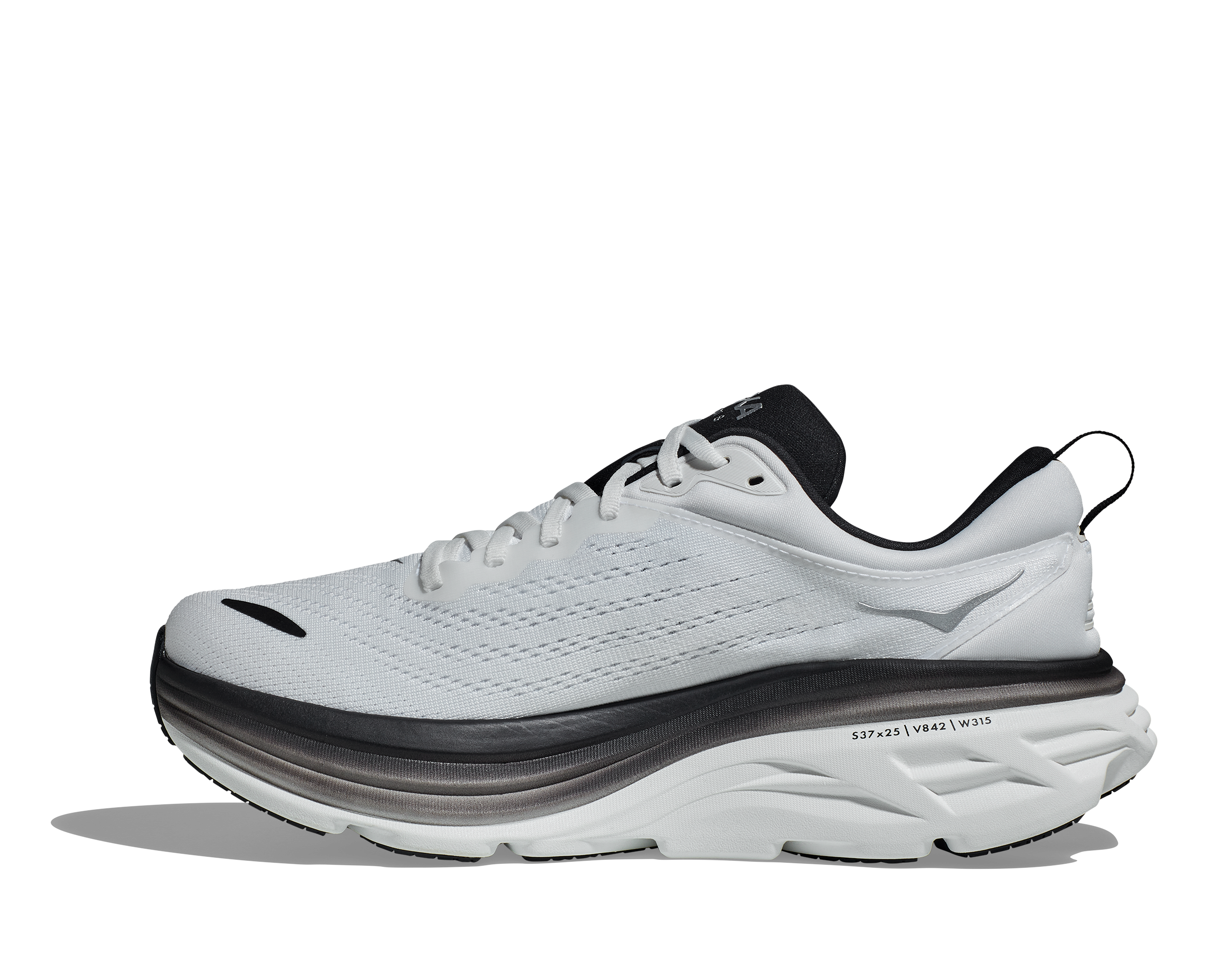 HOKA Bondi 8 Running Shoes for Men - Cushioned Road Running Sneakers with Maximum Comfort for Marathon, Jogging & Daily Wear