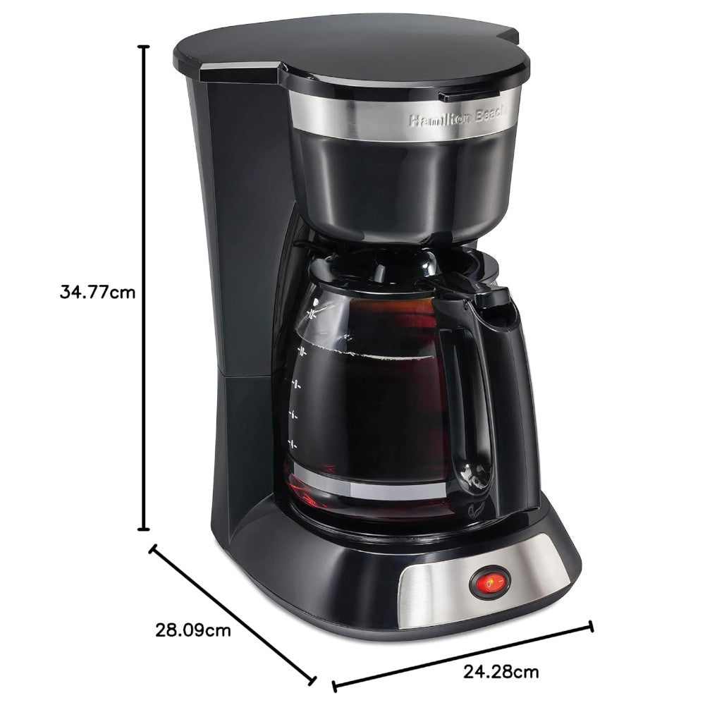 Hamilton Beach 49631 12-Cup Programmable Coffee Maker - Perfect for Home, Office & Entertaining