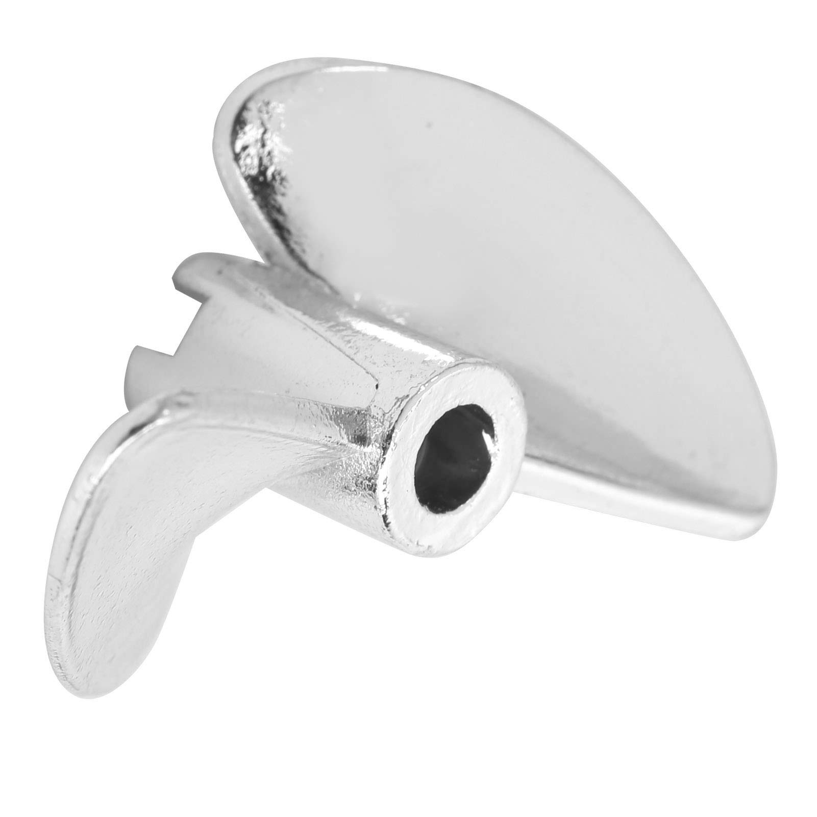 Shanrya High-Gloss Aluminum Alloy RC Boat Propeller - Large Thrust Upgrade & Repair Part for Remote Control Boats | Perfect for RC Enthusiasts & Maintenance