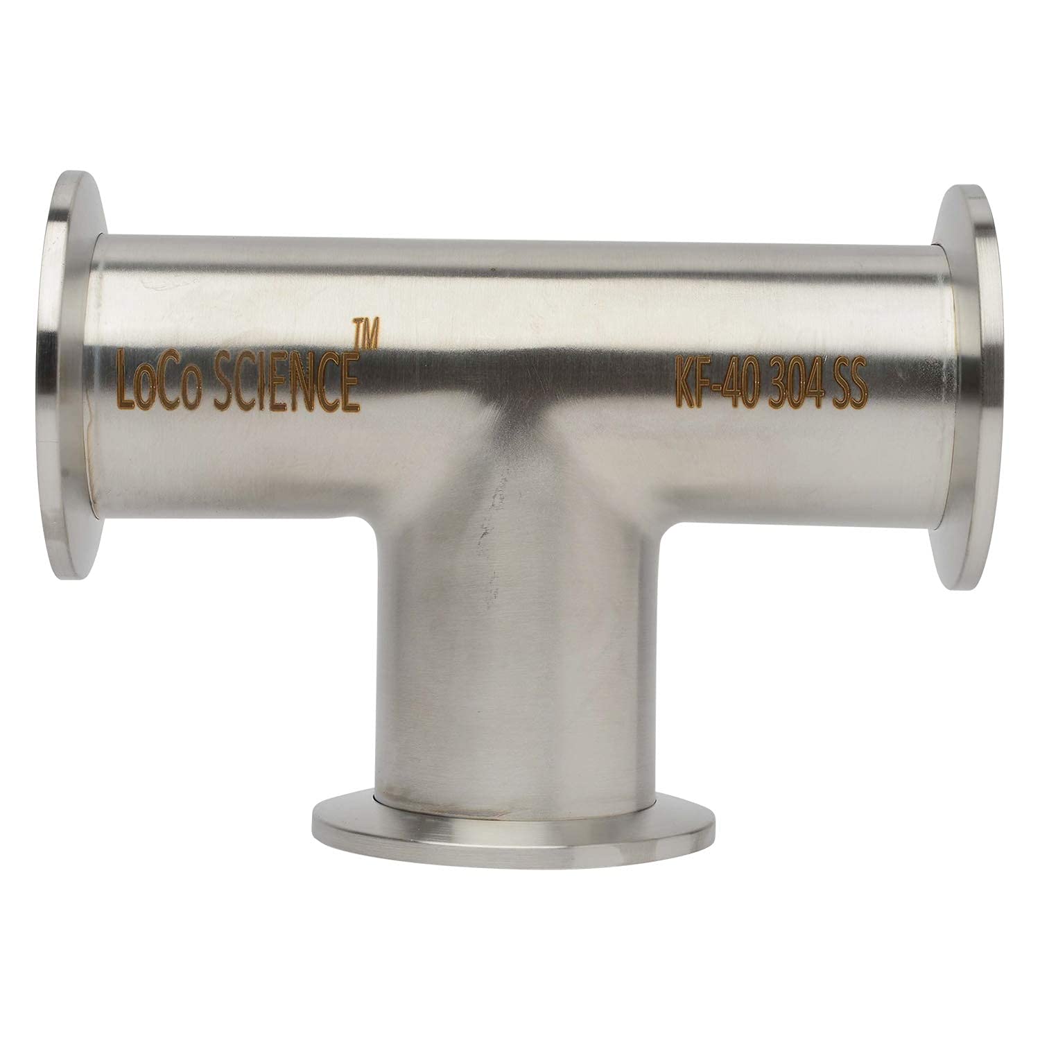 Stainless Steel KF-40 Vacuum Pipe Fitting Tee Adapter - High-Quality Lab & Industrial Equipment for Vacuum Systems