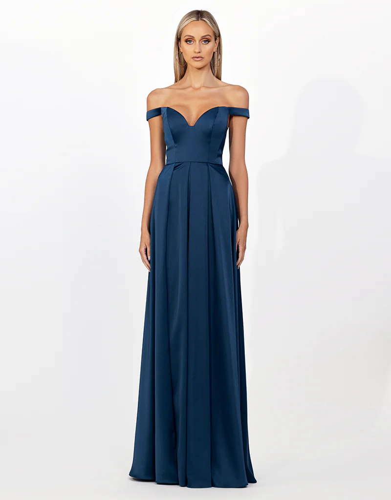 Maeve Elegant Off Shoulder Ball Gown Dress for Women - Perfect for Prom, Evening Gala & Formal Events