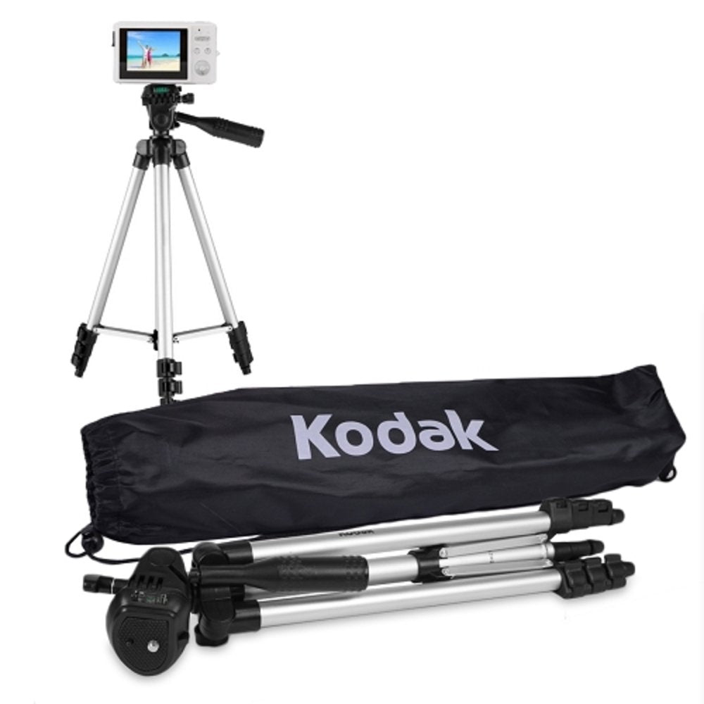 Kodak 50 TR501 Professional Camera Tripod with 3-Way Pan Head & Bubble Level - Perfect for Photography, Videography, and Travel Shooting