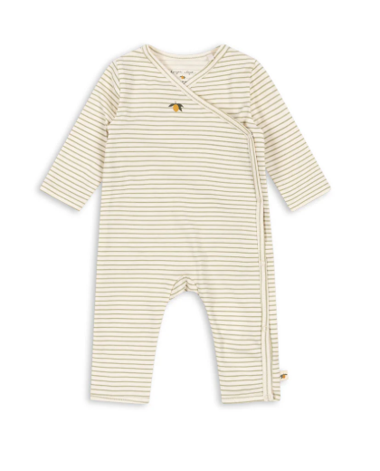 KONGES SLOJD Organic Cotton Newborn Baby Onesie (0-6 Months) - Soft & Comfortable Bodysuit for Infants - Perfect for Everyday Wear, Playtime & Photo Shoots