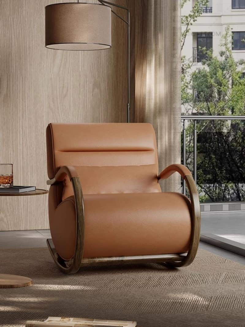 Snail Rocking Lazy Designer Chair - Ergonomic Comfort for Home Office, Gaming & Relaxation - Perfect for Small Spaces & Modern Decor