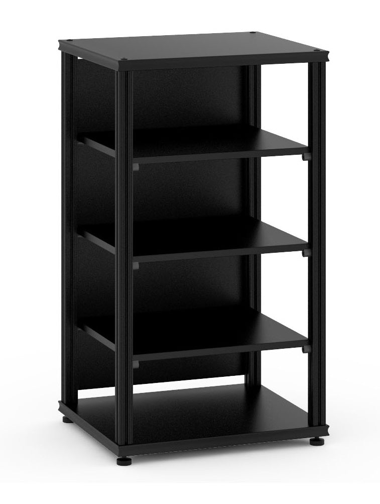 Salamander Designs SU40 Premium Audio Stand for Home Theater & Stereo Systems – Durable TV & Speaker Stand with Cable Management, Perfect for Living Room & Media Room Setup