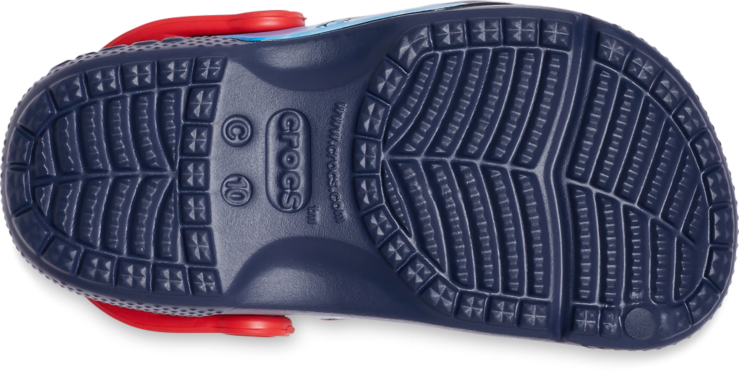 Crocs Unisex-Child Fun Lab Avengers Patch Clog | Lightweight Comfortable Kids Shoes | Perfect for School, Playground & Outdoor Activities