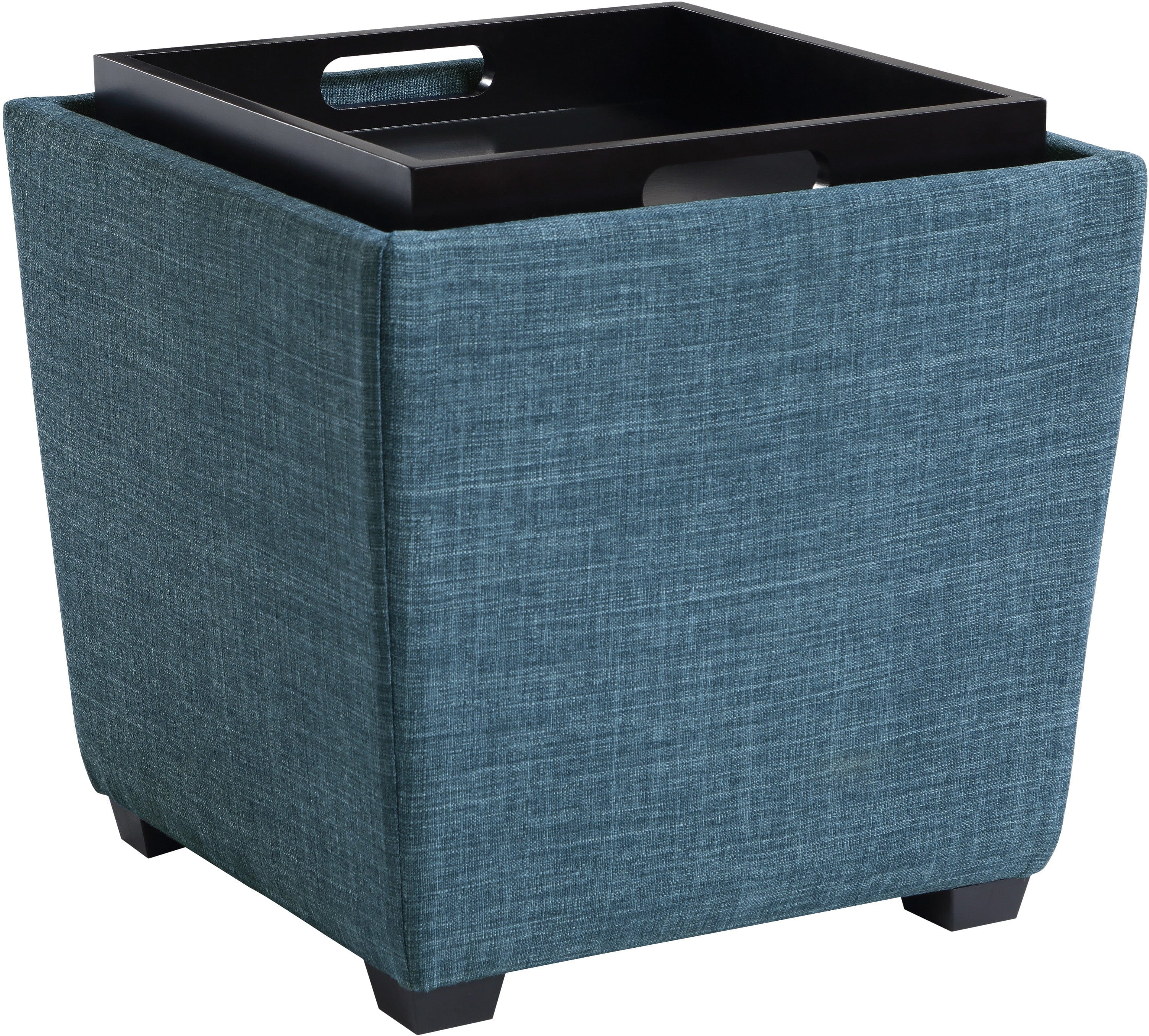 Office Star Rockford Storage Ottoman [RCK361] - Multi-Functional Footrest & Hidden Storage Bench for Living Room, Bedroom, or Office