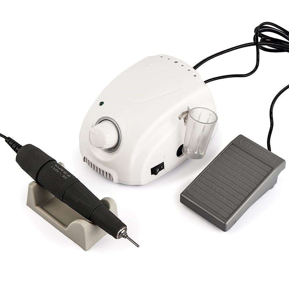 35,000RPM Electric Nail Drill Machine - Professional Manicure & Pedicure Tool for Salon & Home Use