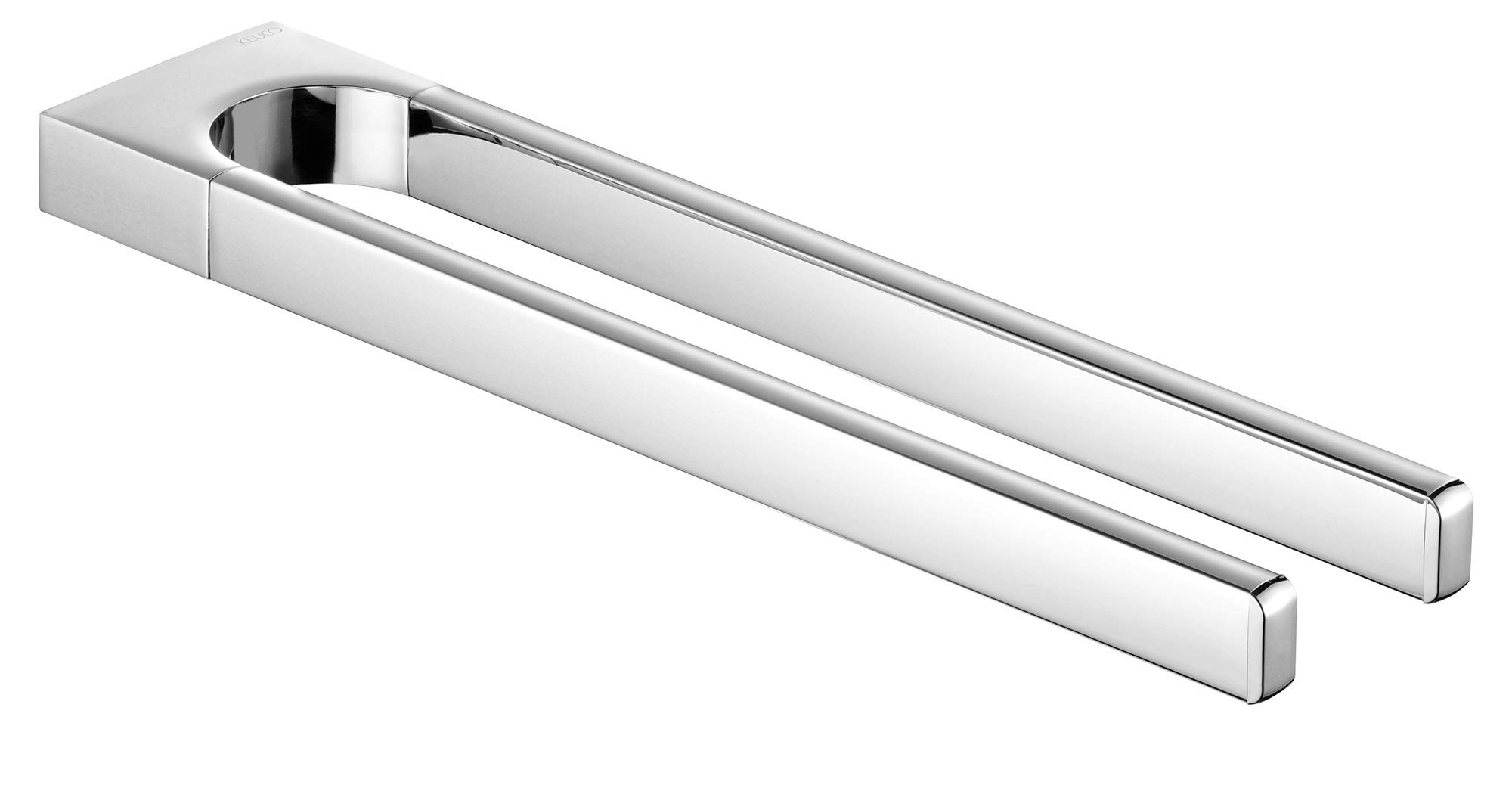Kueco Moll 12719010000 Chrome Hand Towel Holder - Bathroom & Kitchen Towel Rack for Home Decor & Organization