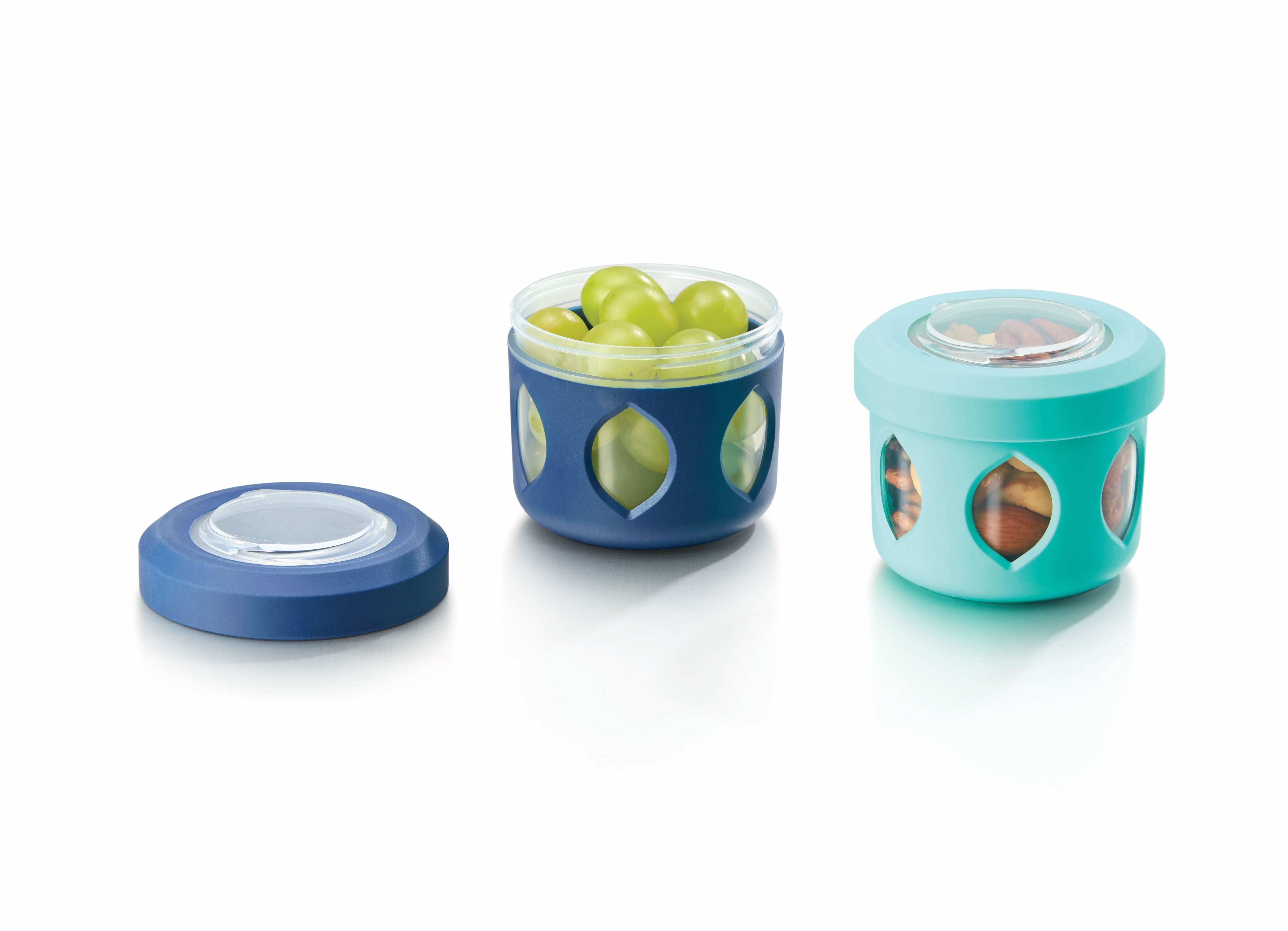 Mini Snack Containers with Lids - BPA-Free Small Food Storage Containers for Kids Lunch, Office Snacks, Travel & Picnics | Portable Leak-Proof Snack Boxes