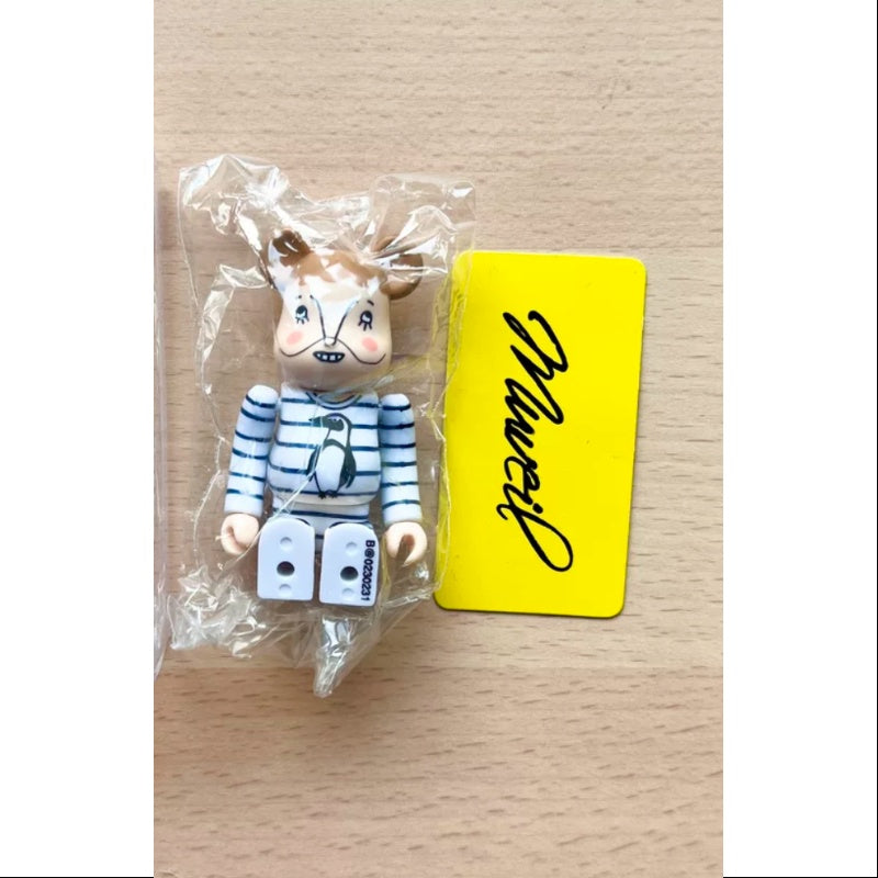 Bearbrick Series 23 ARTIST MUVEIL Lily 100% Collectible Figure - Limited Edition Vinyl Art Toy for Display & Collection, Perfect for Home Decor, Office Display, and Gift for Art Enthusiasts
