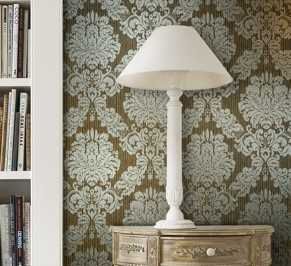 Damask Peel and Stick Wallpaper 17.7
