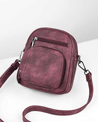 Wine Red Retro Style