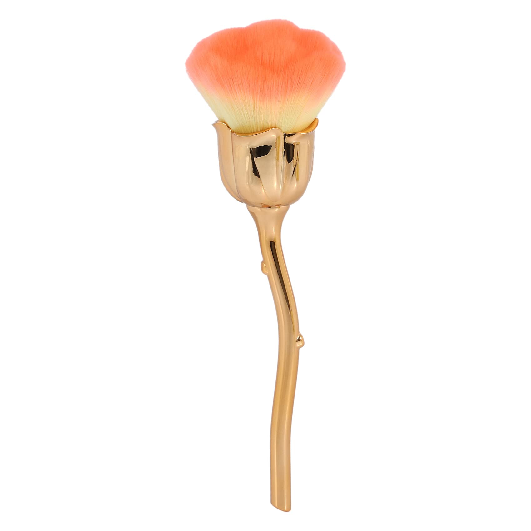 Gaetooely Nail Dust Brush - Pink Rose Gold Nail Art Cleaning Brush for Acrylic & Gel Polish Removal, Blush Powder Brush - Perfect for Salon & Home Manicure