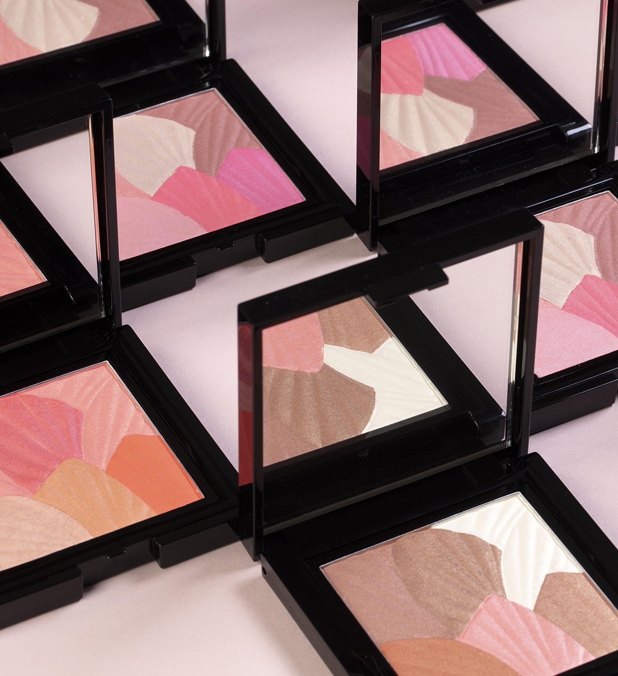 Mii Cosmetics Celestial Skin Shimmer Blusher & Highlighter - Rose Quartz | Natural Glow Makeup for Cheeks & Face | Perfect for Daytime Wear & Evening Glam