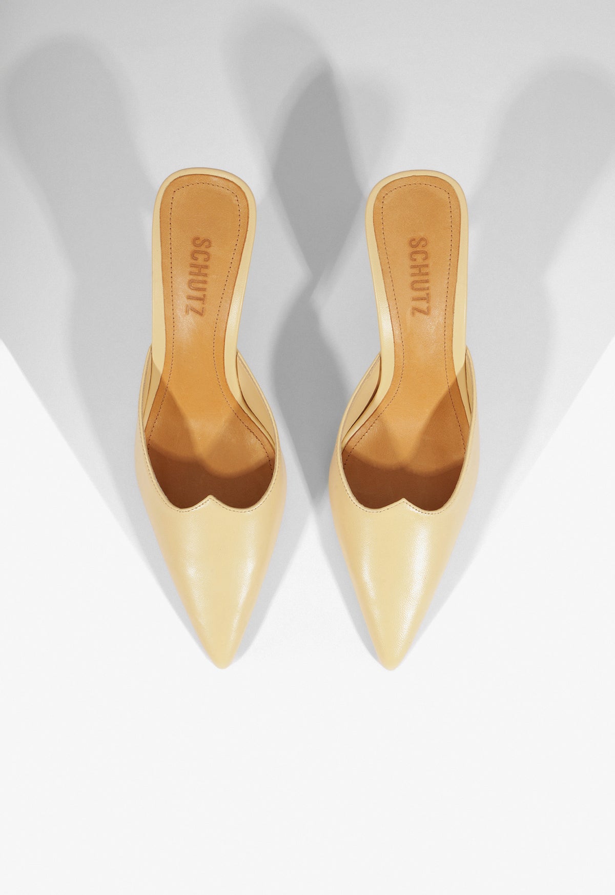 Buffy Mid Heel Stiletto Pumps for Women - Beige Pointed Toe Dress Shoes for Office, Party & Evening Wear