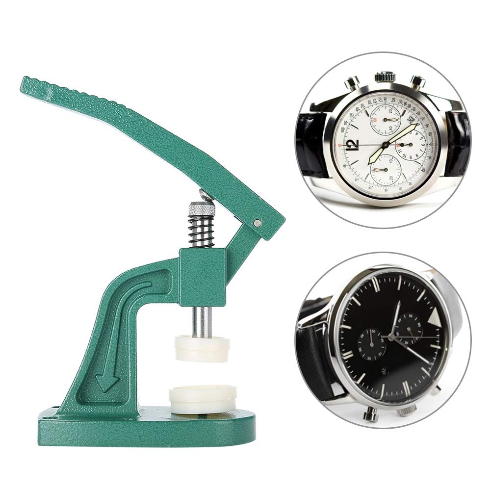 Giny Professional Watch Crystal Press Tool - Durable & Convenient Watch Repair Kit for Watchmakers | Perfect for Watch Battery Replacement, Lens Repair & Maintenance
