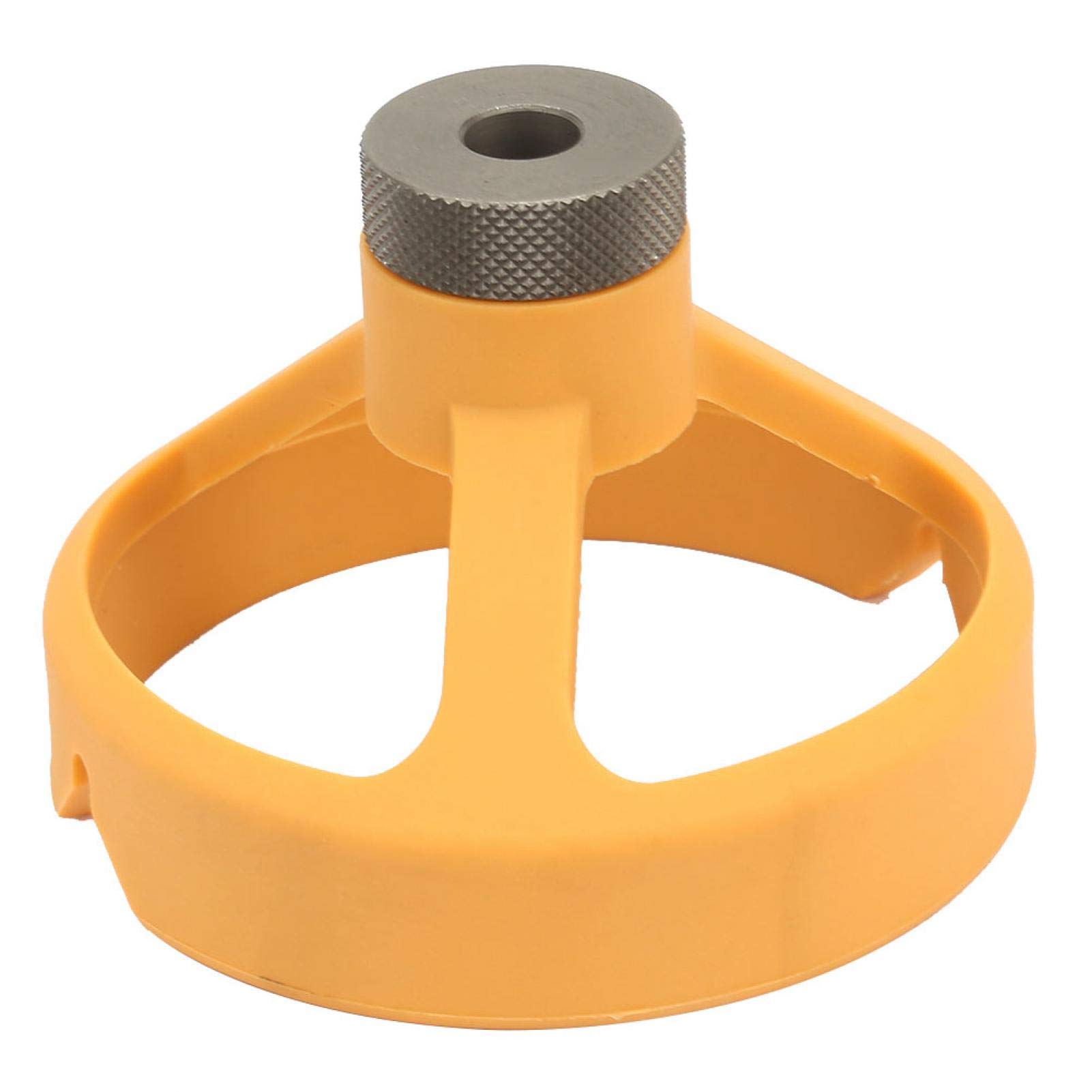 DIY Drill Vertical Fixture - Lightweight & Sturdy Plastic-Steel Construction for Precise Woodworking Drilling (Yellow) | Perfect for Home Workshops, Carpentry Projects & DIY Wood Crafts