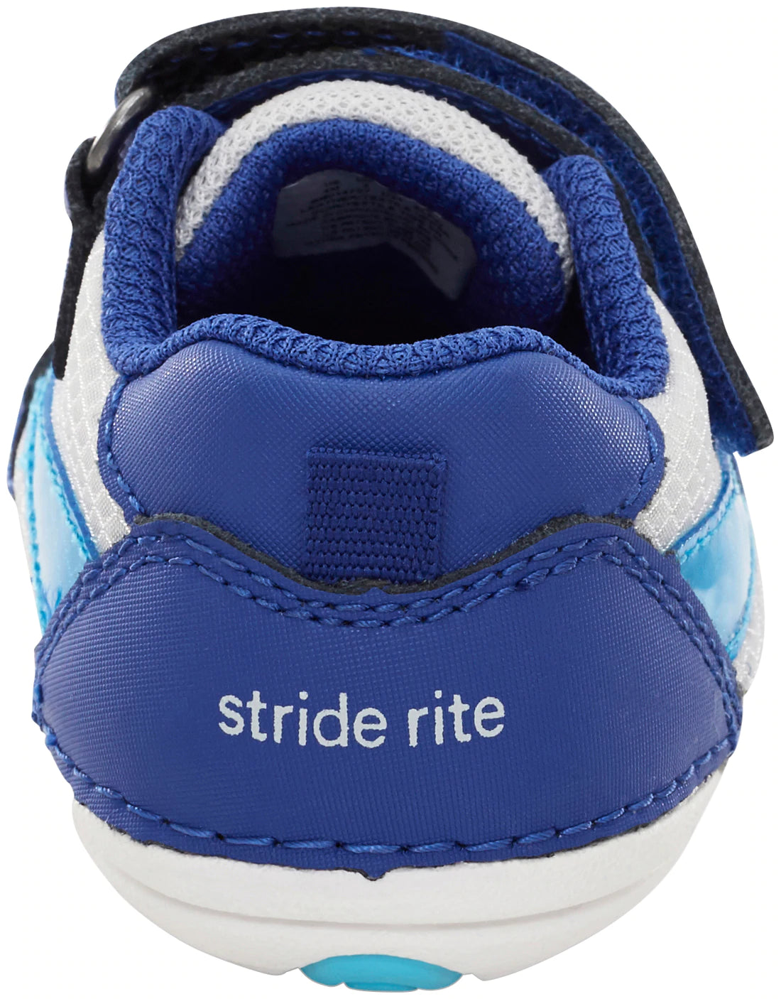 Stride Rite Blue Kylin Soft Motion Baby Sneakers - Comfortable Walking Shoes for Toddlers & Infants - Perfect for First Steps, Playtime & Outdoor Activities