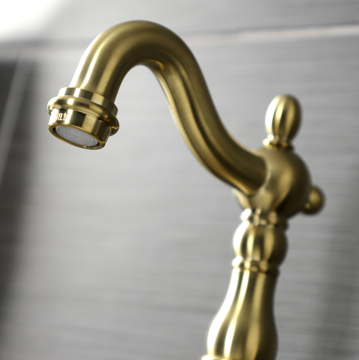 Premium European Bridge Bathroom Faucet with Pop-Up Drain and Spoke Handles - Modern Matte Black Finish for Vanity Sinks, Powder Rooms & Guest Bathrooms