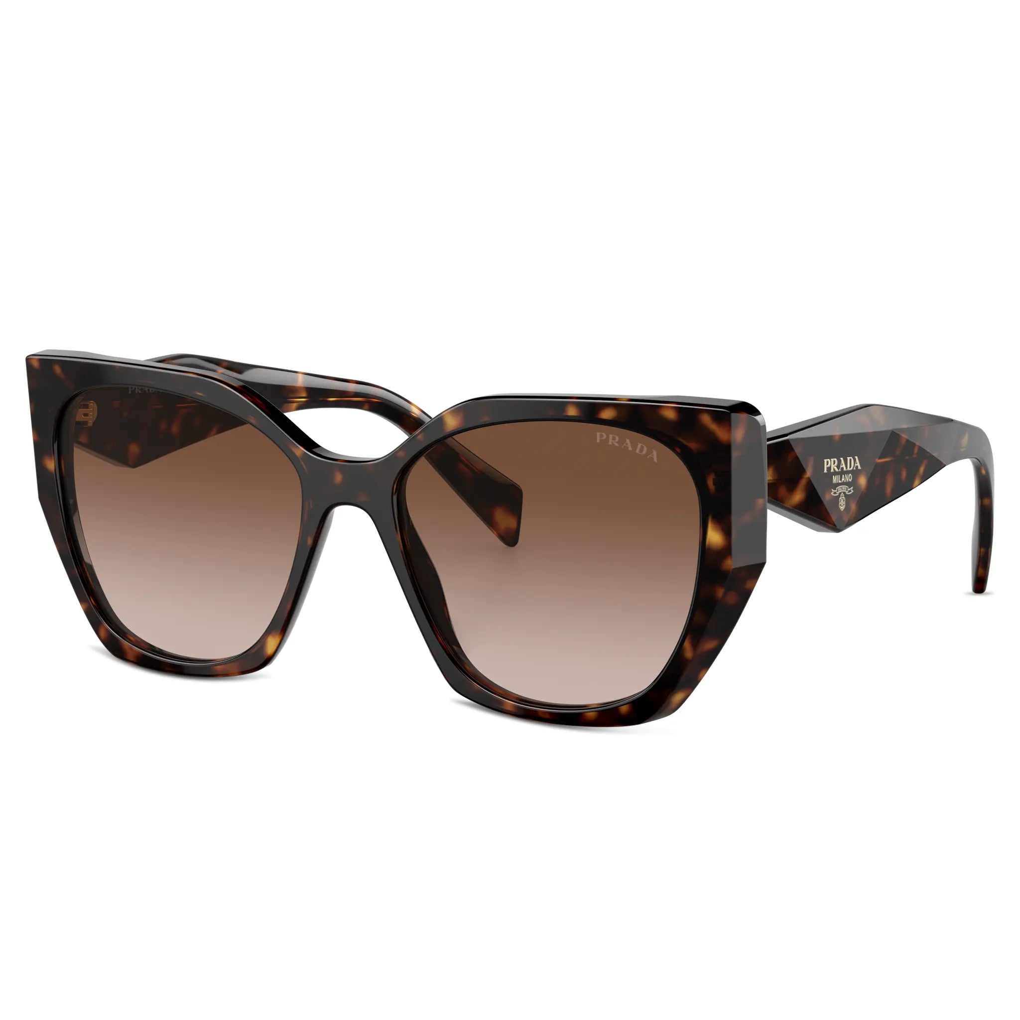 Prada PR 19ZS 2AU6S1 Tortoise Shell Sunglasses for Women - Luxury Designer Shades for Beach, Driving & Outdoor Fashion