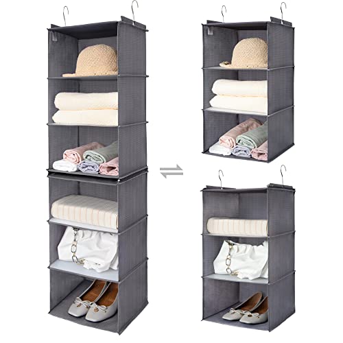 6-shelf Separable Ash Gray