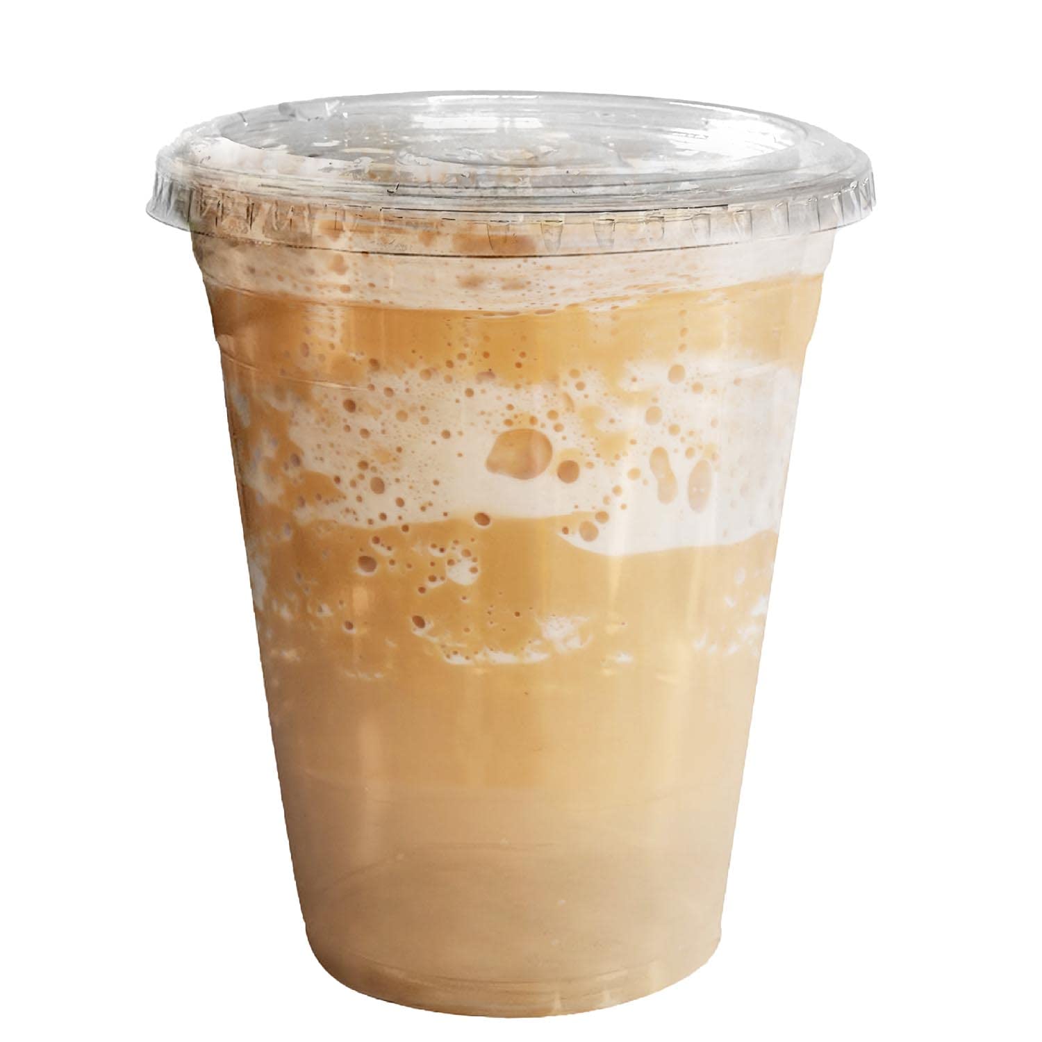 24 oz Clear Plastic Disposable Cups with Lids - 600 Pack Iced Coffee & Smoothie Cups | Ideal for Cold Drinks, Juice, Soda, Cocktails | Perfect for Coffee Shops, Parties, Events & Takeout