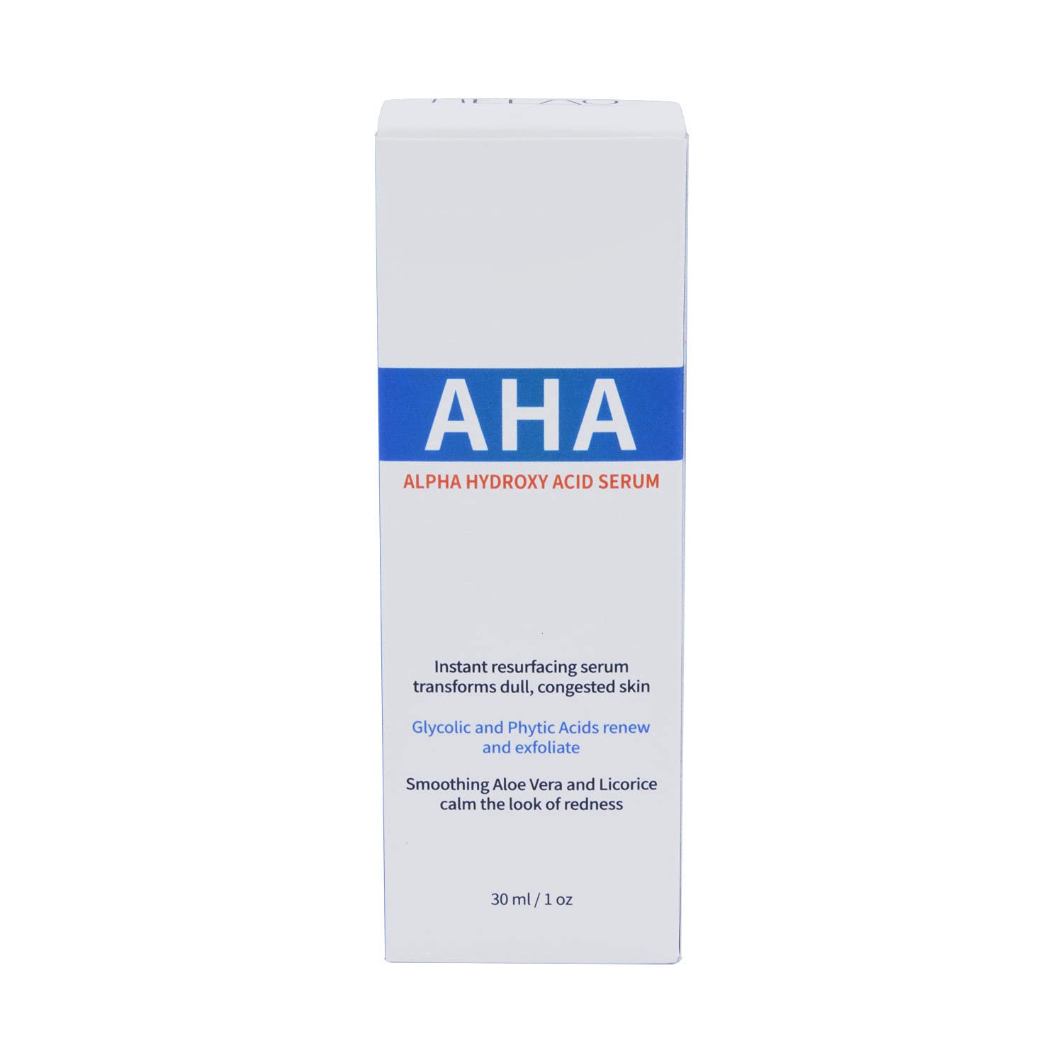 AHA Alpha Hydroxy Acid Serum - Skin Renewal & Resurfacing Treatment for Dull, Congested Skin | Exfoliating Facial Serum 30ml | Brightens & Smooths Skin for Daily Skincare Routine