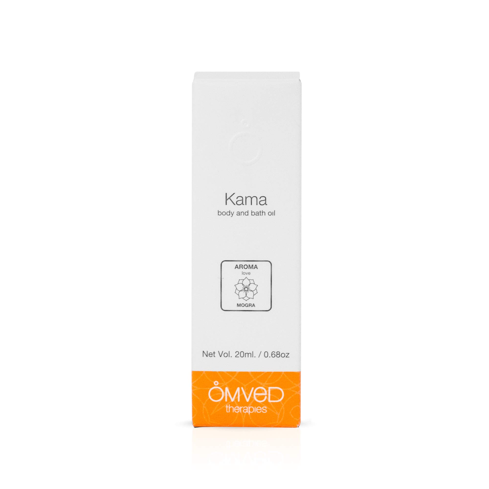 Omved Kama Bath and Body Oil - Aroma & Mogra Scented, Skin Glowing & Hydrating, 20ml | Luxurious Ayurvedic Massage Oil for Relaxation, Spa & Self-Care Rituals
