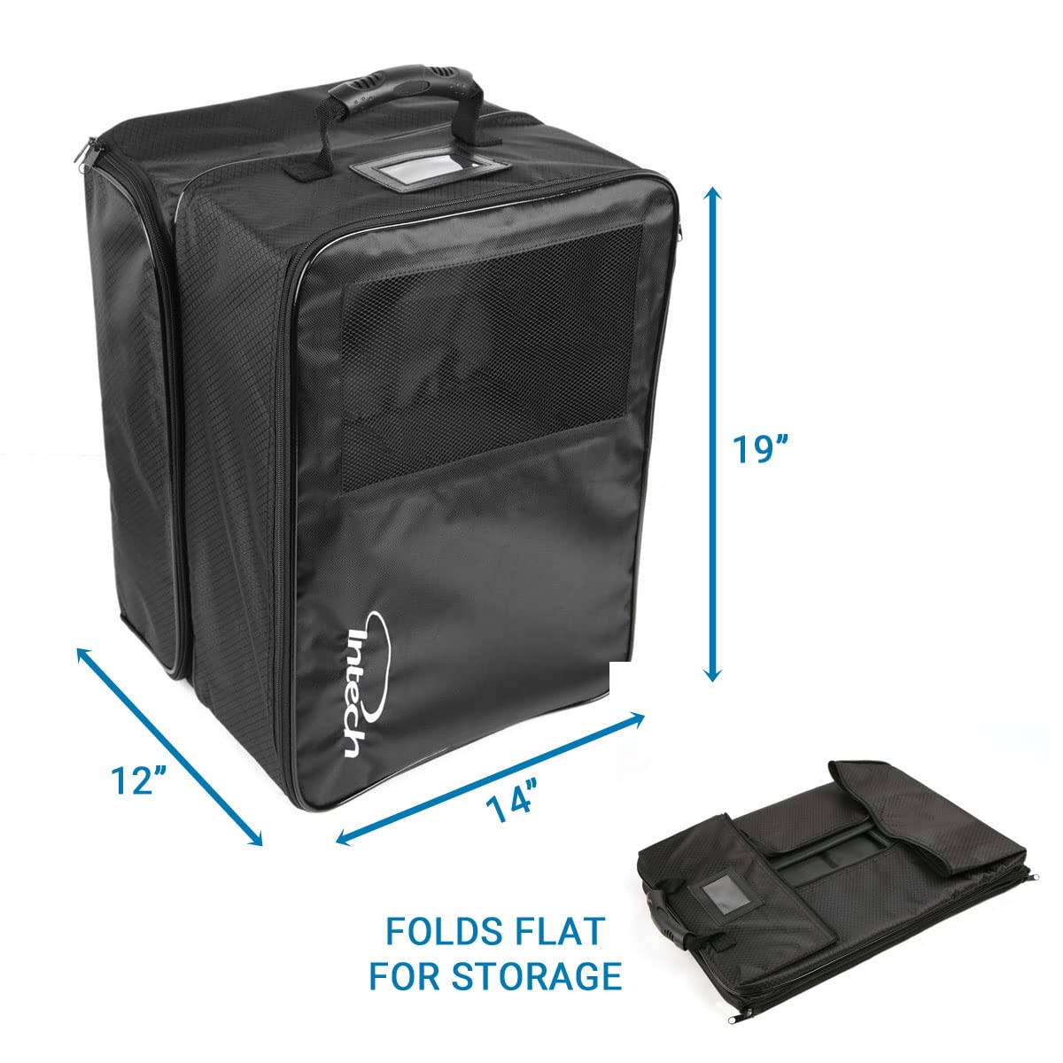 Intech Golf Trunk Organizer - Premium Car Storage Bag for Golf Clubs & Accessories | Perfect for SUV, Sedan & Truck Organization | Waterproof & Durable Travel Gear
