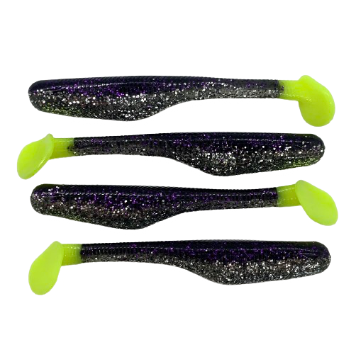 Down South Lures Burner Shad 3.5 - Premium Soft Plastic Fishing Bait for Bass, Walleye & Trout | Ideal for Freshwater & Saltwater Fishing