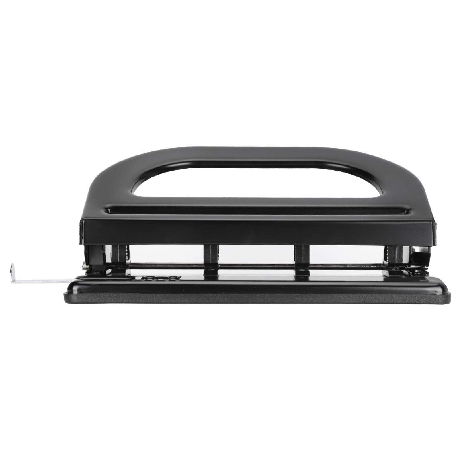 4 Hole Punch for Paper - Adjustable Heavy Duty Hole Puncher with Comfort Grip - Compact Lightweight Office & School Supplies - Perfect for Binders, Folders, Notebooks & Document Organization