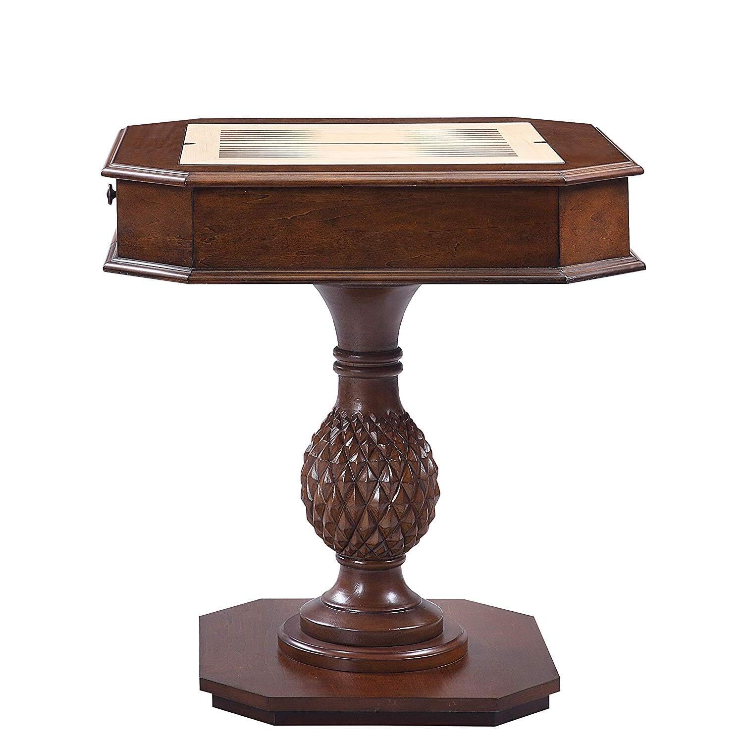 Premium Urban Upmarket Game Table - Solid Cherry Wood - Perfect for Living Room, Game Room, or Man Cave Entertainment