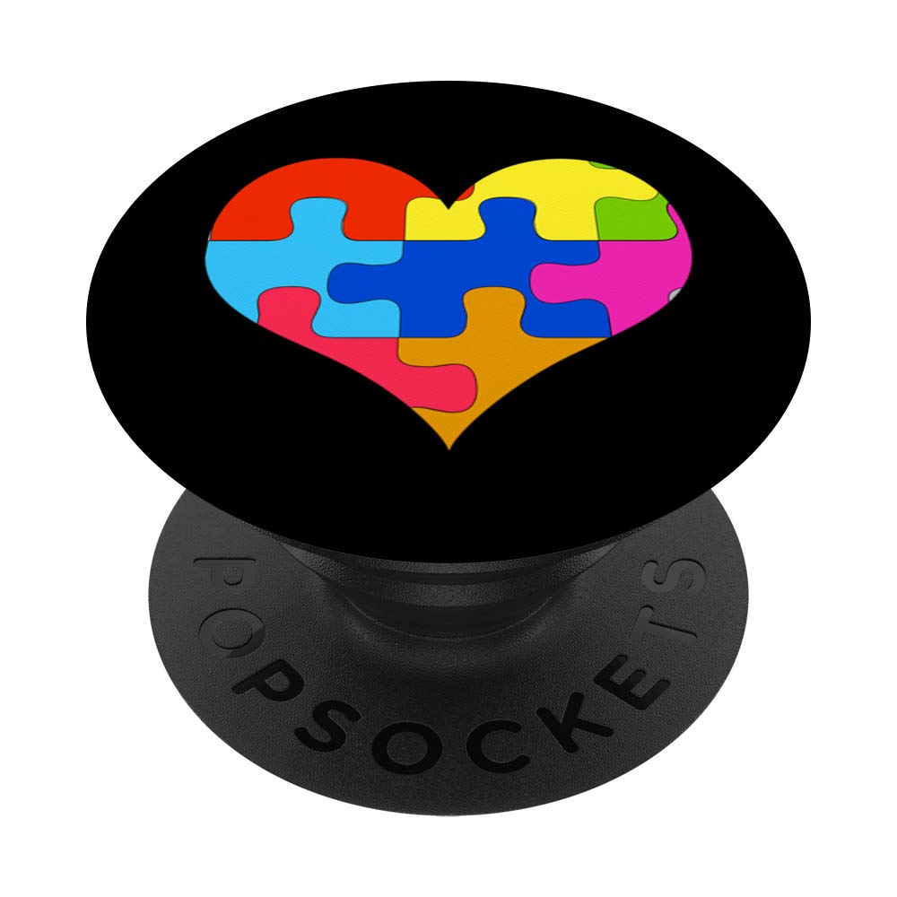 Autism Awareness Puzzle Patch - Heart-Shaped Embroidered Iron-On for Clothing & Accessories - Show Support for Autism Acceptance & Inclusion