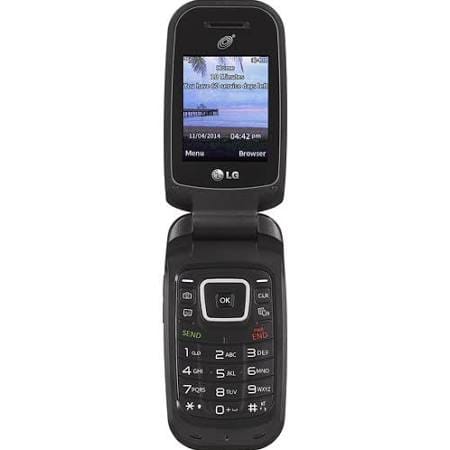 LG 441G Prepaid Flip Cell Phone for Straight Talk - Compact Flip Phone with Long Battery Life, Perfect for Seniors, Emergency Use & Backup Phone