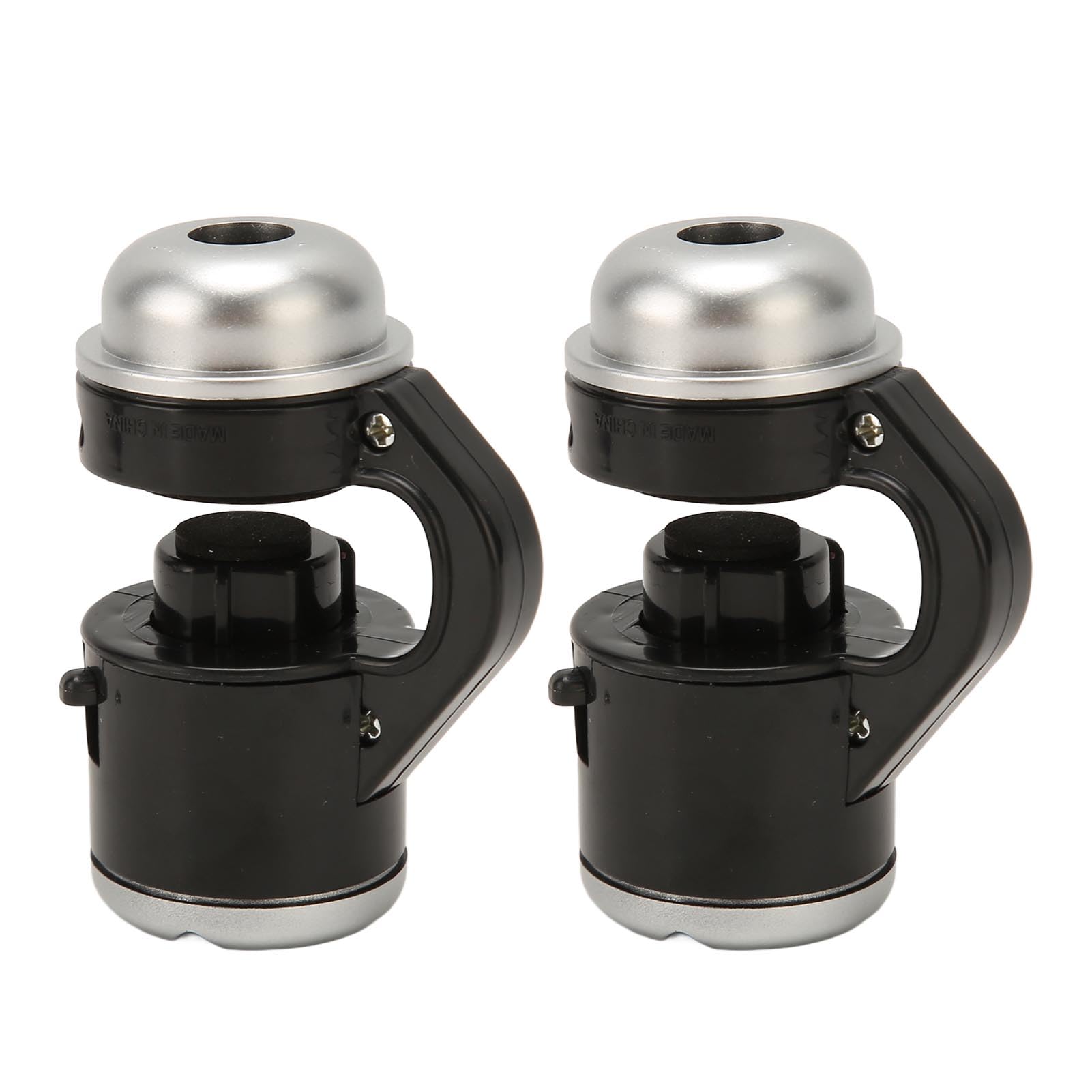 30X Magnification Microscope Lens for Mobile Phones - 2Pcs LED Illuminated Clip-On Microscope for Glass/Plastic Phone Screens | Perfect for Jewelry Inspection, Coin Collecting & Science Education