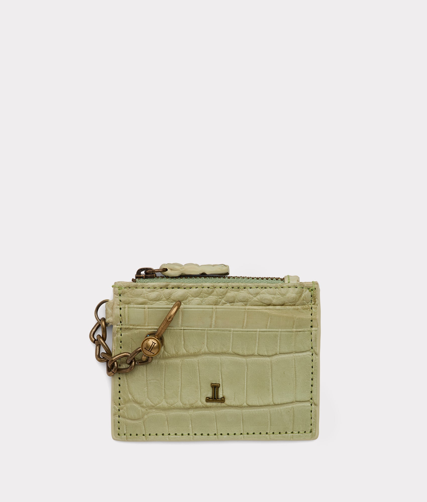 Stylish Exotic Keychain Pouch - Pistachio Green | Perfect for Keys, Coins & Small Essentials | Trendy Accessory for Everyday Use