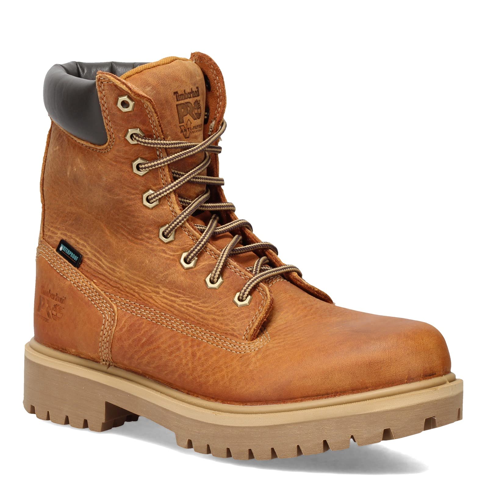 Timberland PRO Men's 8 Inch Soft Toe Insulated Waterproof Work Boots - Steel Toe Safety Shoes for Construction, Hiking & Outdoor Winter Work
