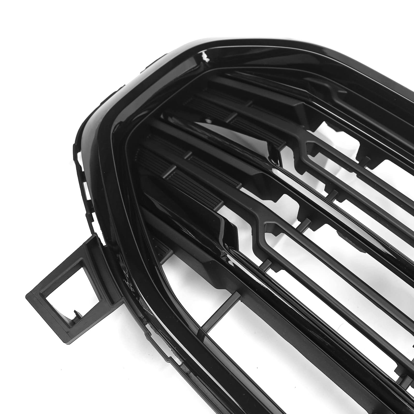 FIONE - Replacement Black Upper Front Bumper Grille for 2018-2021 GMC Terrain SLE | Compatible with Part #84236083 | Durable ABS Plastic Mesh Design for Off-Road & Daily Driving Protection