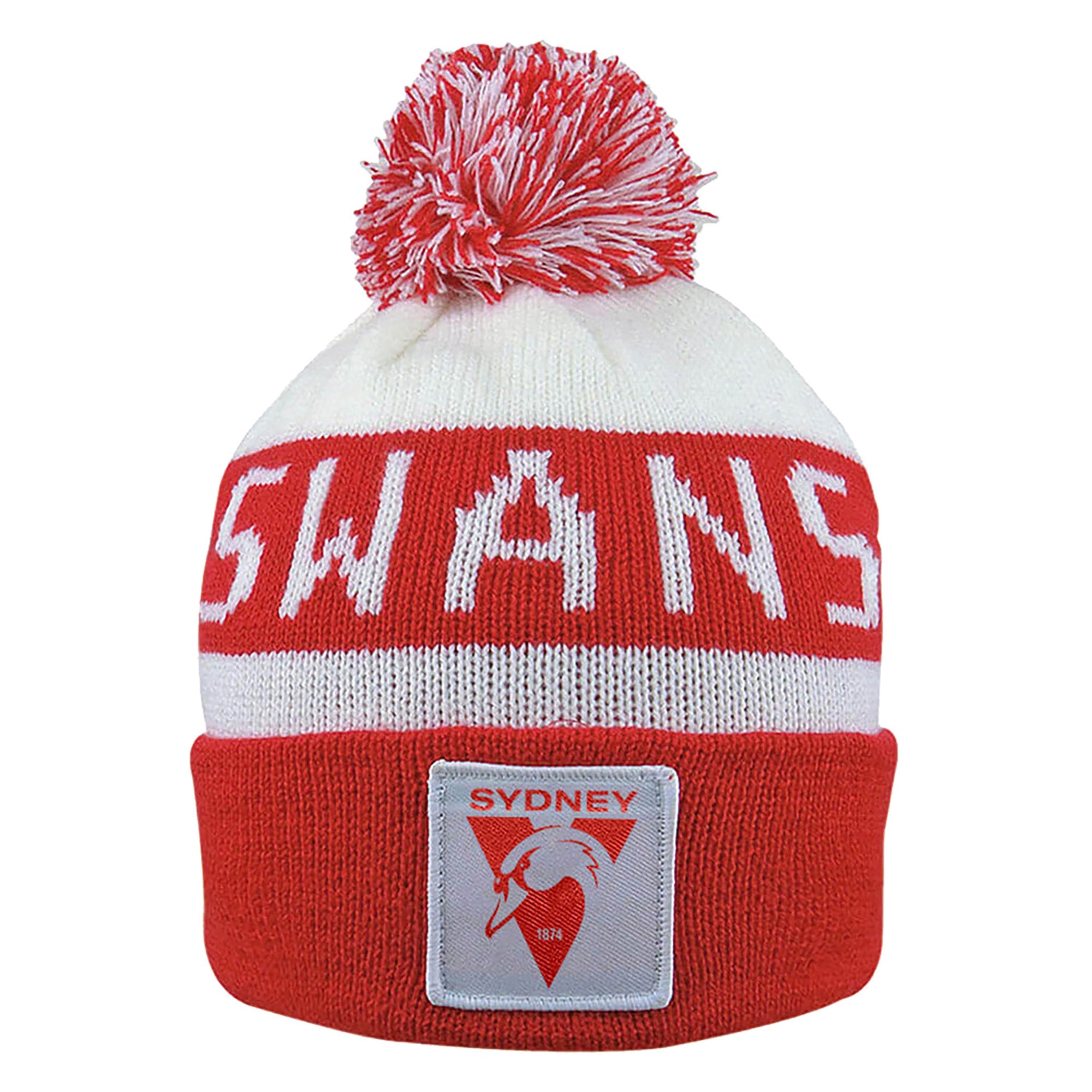 Sydney Swans AFL Football Club Beanie for Adults - Official Team Merchandise for Fans & Cold Weather Wear