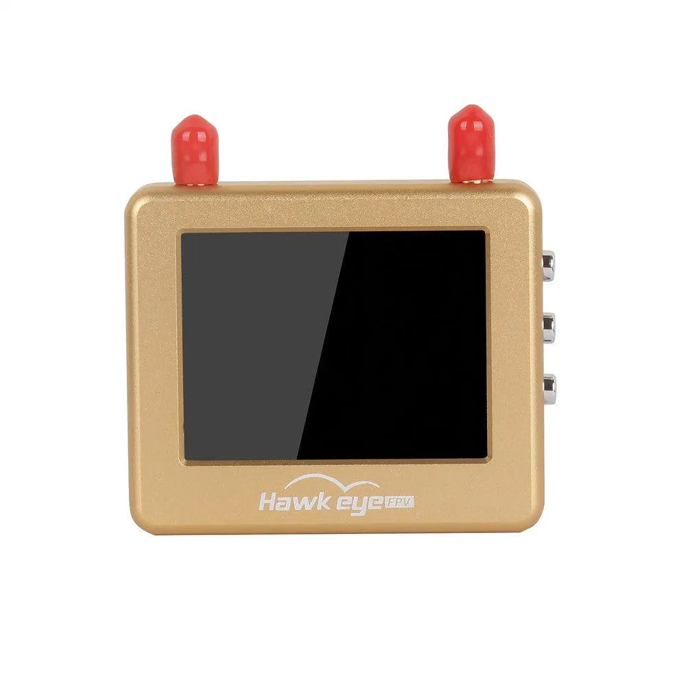 Hawkeye Master 2 FPV Monitor - 2.5 Inch HD Screen 960×240 Resolution 5.8GHz Receiver for Drone Racing & Aerial Photography - Perfect for FPV Goggles, Quadcopters, and RC Aircraft