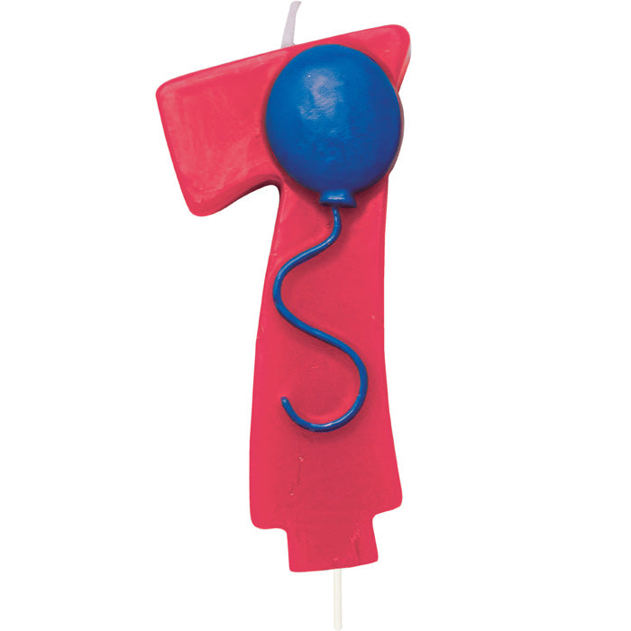 #7 Balloon Candle - Elegant Birthday Party Decorations for Weddings, Baby Showers & Romantic Dinners