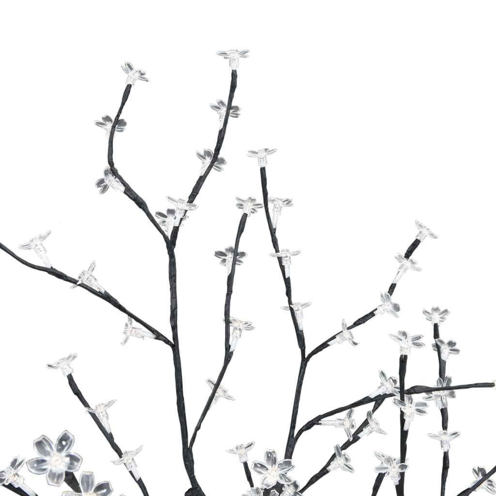 128 LED Cherry Blossom Christmas String Lights - Warm White Outdoor Lights for Christmas Tree, Valentine's Day, Wedding & Party Decor - Perfect for Eave, Garden, Wall & Indoor Holiday Decorations