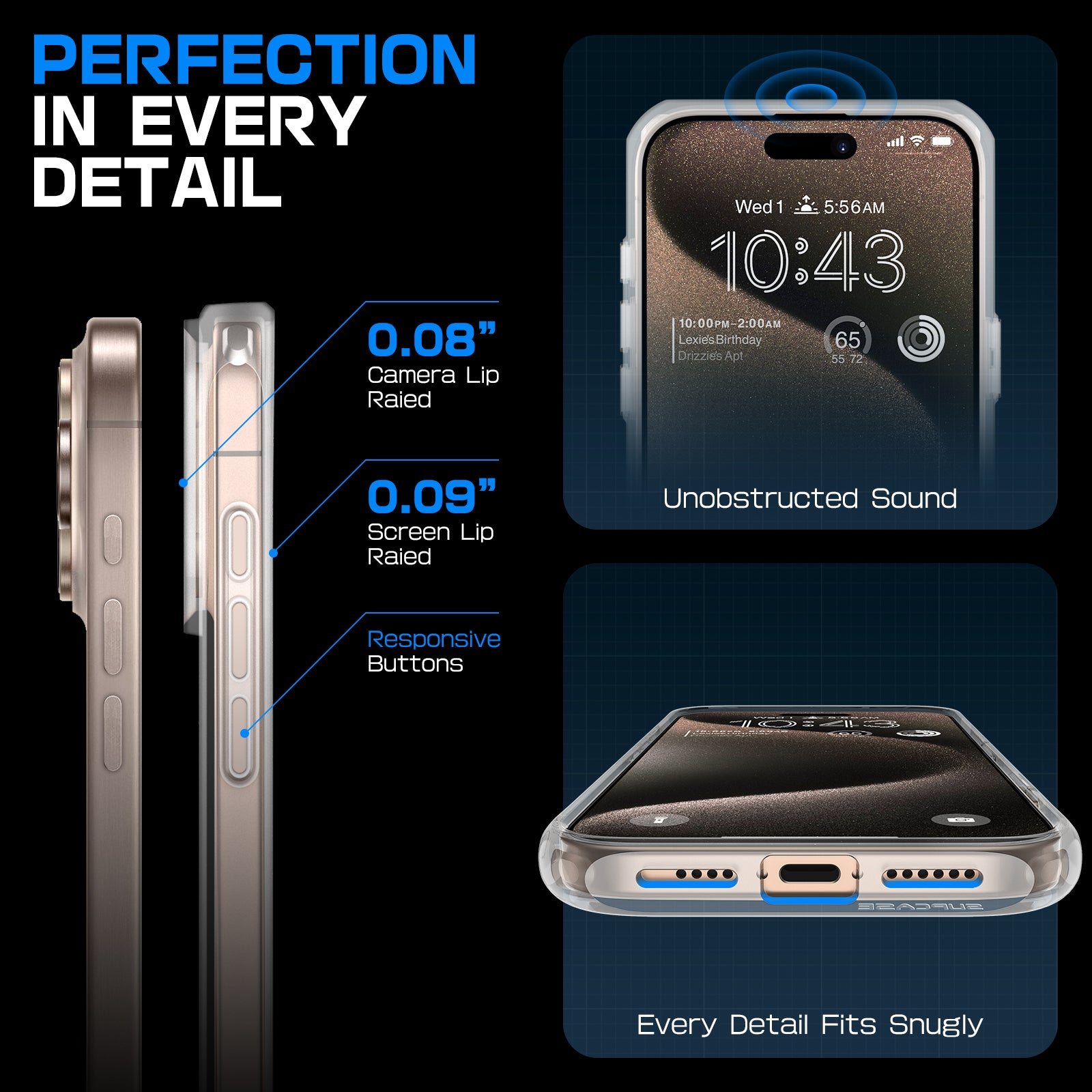 iPhone 16 Pro Max 6.9 Inch Case with MagSafe - Unicorn Beetle Slim Clear Protective Cover with Camera Control Button & Magnetic Stand | Perfect for Work, Travel and Everyday Use