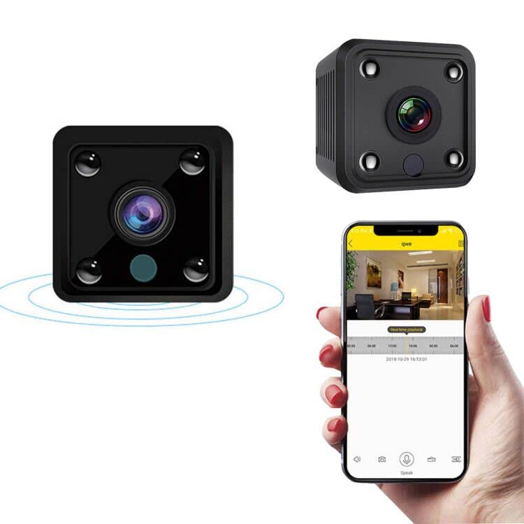 Qonioi HD 1080p Wireless WiFi Security Camera with Infrared Night Vision - 4 IR LEDs for Home Monitoring, Indoor/Outdoor Surveillance, Baby/Pet Monitoring & Remote Viewing