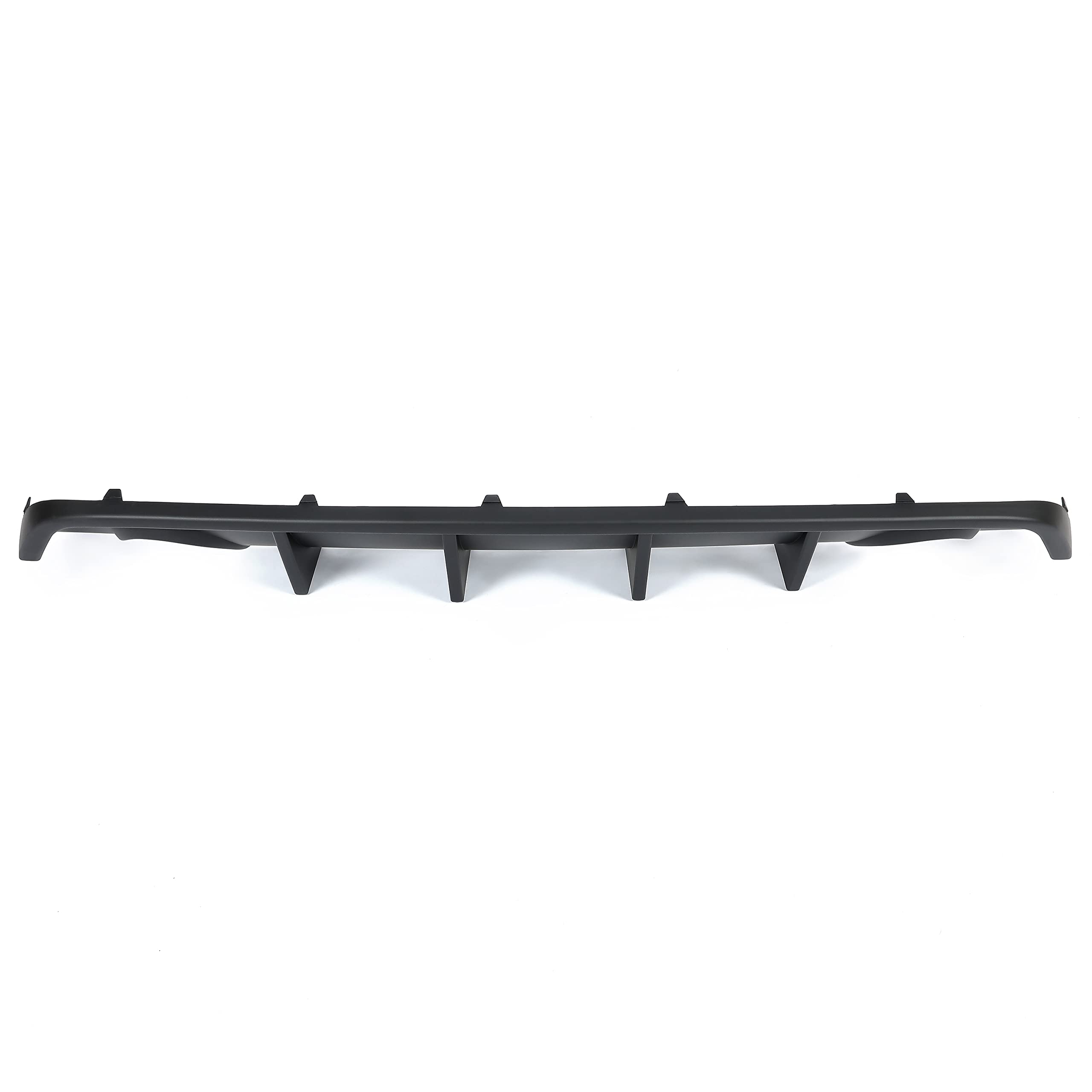 HECASA Matte Black Rear Diffuser for 2012-2014 Dodge Charger SRT8 | V2 Style Rear Bumper Lip Splitter Valance | Enhances Aerodynamics & Sporty Look | Perfect for Car Upgrades & Racing Enthusiasts